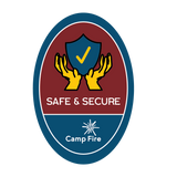 Check mark inside security shield with two hands holding it up.