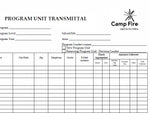 Program Unit Transmittal Forms (package of 25)