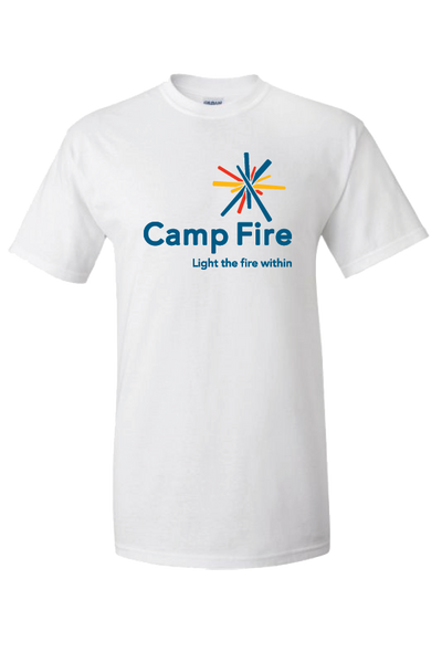 Camp Fire Logo T-Shirt - White